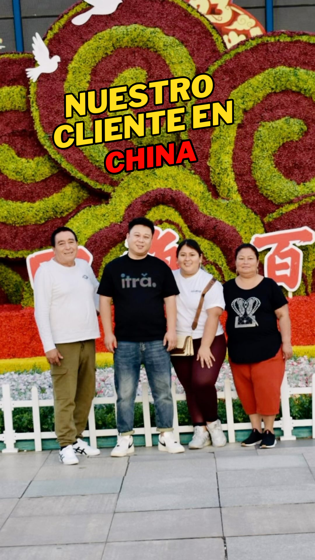 Recibiendo a nuestros clientes en china